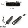 Mini Super Bright Flashlight Waterproof Small Torch Light with Keychain