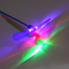 10 PCS Amazing LED Light Flying Bamboo Dragonfly Toy, Random Color Delivery