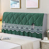 Bedside All-Inclusive Anti-Collision Quilted Thick Fabric Protective Cover, Size: 60x120cm(Eight Petals Green)
