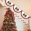 Cartoon Printed Outdoor Fan-shaped Hanging Flag Christmas Decorations, Style: Train