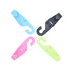 2pcs Mini Car Seat Back Plastic Hook(Random Color Delivery)