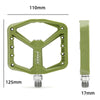 ENLEE F228 1pair Bicycle Nylon Pedals Mountain Bike Widened Riding Footrests(Olive Green)