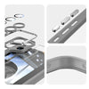 For Samsung Galaxy S25 Ultra 5G 360 Holder MagSafe Acrylic Hybrid TPU Phone Case(Grey)