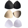 1 Pair Bra Pad Sewing Insert Soft Sponge Cup Removable Padded, Size:One size(Black)