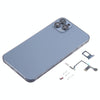 iPhone XS Max Back Cover, iP15 Pro Max Style (Blue)