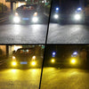 2 PCS V6 H4 DC9-36V 30W 3000LM IP65 Car LED Double Color Fog Light with 30LEDs SMD-2525 Lamp