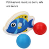 Wooden Children Early Education Toys Baby Clip Beads Magnetic Fishing Games Toy(Rabbit)