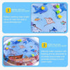 93cm Baby Kids Water Play Mat Inflatable PVC Shark Water Pad(Round)