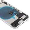 iPhone 8 Battery Cover Assembly w/Side Keys, Speaker, Vibrator - Silver