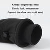 WEST BIKING YP0211221 Winter Warm Fleece Riding Gloves Non-Slip Waterproof Touch Screen Gloves, Size: L(Black)