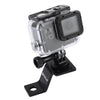 PULUZ Aluminum Alloy Motorcycle Fixed Holder Mount with Tripod Adapter & Screw for GoPro, Insta360, DJI and Other Action Cameras(Black)