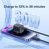 USAMS US-SJ702 USB-C / Type-C to 8 Pin 30W Striped Fast Charge Data Cable, Length:3m(Black)