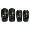 SULAITE Motorcycle Protector Rider Wind Warmth Protective Gear Riding Equipment, Colour: Black Knee Pad+Elbow Pad