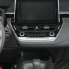 0.5m Car Center Console Interior Modification Leather Gap Strip(Black Blue)