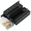 11-way 12V Relay Fuse Holder With Wire For Cars Ships, Specifications: Full Set 4 Pin