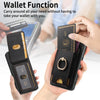 For Samsung Galaxy A56 5G Retro Splitable Magnetic Stand Card Bag Leather Phone Case(Black)
