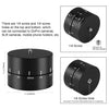 PULUZ 360 Degrees Panning Rotation 60 Minutes Time Lapse Stabilizer Tripod Head Adapter for GoPro HERO12 Black /11 Black /10 Black / 9 Black /8 Black / HERO7 /6 /5 /5 Session /4 Session /4 /3+ /3 /2 /1, Xiaoyi and Other Action Cameras