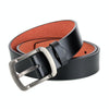 Dandali L8035 Men Casual Antique Pin Buckle Leather Belt Waistband, Size: 110-125cm (Black)