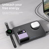 C30 15W 3 in 1 Magnetic Wireless Charger with Night Light(White)