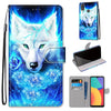 For Alcatel 1L (2021) Coloured Drawing Cross Texture Horizontal Flip PU Leather Case with Holder & Card Slots & Wallet & Lanyard(Dick Rose Wolf)