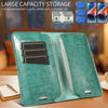 PU Flip Double Phone Card Slot Case, Size:17 x 9.5cm(Green)