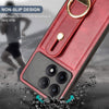 For Xiaomi Redmi K70/K70 Pro Wristband Leather Back Phone Case(Red)