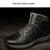 GG-858 Men Snow Boots Velvet Keep Warm Thick Bottom Men Boots, Size: 45(Black)