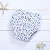 Baby Cotton Washable Four-layer Gauze Diaper, Suitable Height:80 Yards(Purple Heart)
