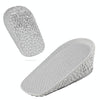 Self-Adhesive Inner Heightening Half Pad Sweat-Absorbent Breathable Shock-Absorbing Heel Casual Sports Insole, Size: 2.5cm(Gray Bottom Gray Above)