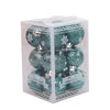 12pcs/pack 4cm Christmas Ball Special Shape + Glitter + Bright Set(Olive Green)