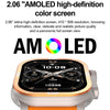 LEMFO HK96S 2.06 inch BT5.3 IP68 Sport Smart Watch, Support Bluetooth Call / Sleep / Blood Oxygen / Heart Rate / Blood Pressure Health Monitor(Black)