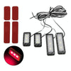 Car 4 in 1 LED Ambient Light Door Decorative Light (Red Light)