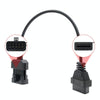 10Pin to 16Pin Car OBD2 Conversion Cable OBDII Diagnostic Adapter Cable for Opel
