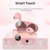 PRO100 TWS Bluetooth 5.2 Noise Canceling Waterproof Earphones 9D Stereo Sports Headphone with Charging Case(Pink)