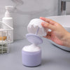 Face Cleansing Milk Foamer Portable Cute Bubbler Foaming Bottle(Blue)