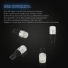 10 PCS T10 2W 100LM IP67 LEDs Bulbs Prismatic Shape Car Lens Decoder Mini Lamps DC 12V, with 2LEDs SMD-5730 Lamps (Red Light)