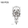 100 PCS Small Fresh Waterproof Tattoo Stickers(HC-452)