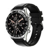 LOANIY E18 Pro Smart Bluetooth Calling Watch with NFC Function, Color: Black Silicone