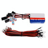 12 LED Lighting Kit Steering Brake for 1/10 Scale Models RC Car