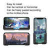 5 Pairs Car Mobile Phone Bracket Dashboard Navigation Paste Adjustable Bracket(Pink)