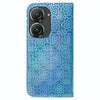 For Asus Zenfone 9 Colorful Magnetic Buckle Leather Phone Case(Blue)