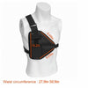 Sports Outdoor Vest Chest Bag for Walkie Talkie(Black)