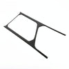 Car Carbon Fiber Water Cup Holder Frame Decorative Sticker for Volkswagen Tiguan L