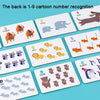 Children Number and Color Matching Clip Beads Enlightenment Teaching Kids Puzzle Early Education Toys