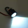 2 PCS 12V 3W  White Light Eagle Eyes LED Strobe Light For Motorcycle Wire Length: 90cm