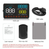 5.5" OBD2 HUD Head-Up Display, Car Speedometer, Blue - Universal
