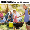 1pcs 304 Stainless Steel Outdoor Barbecue Chicken Wing Fork Grill BBQ Grill Tools