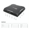 X96 max+ 4K Smart TV Box, Android 9.0, Amlogic S905X3 Quad-Core Cortex-A55,4GB+64GB, Support LAN, AV, 2.4G/5G WiFi, USBx2,TF Card, EU Plug
