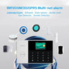 GSM/WiFi Smart Alarm System with LCD Touch & RFID - EU