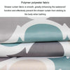 100x180cm Simple Thickened Waterproof Shower Curtain Polyester Bathroom Curtain Fabrics